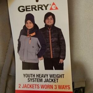3 in 1 Boys Gerry Youth Systems Jacket, Nwt